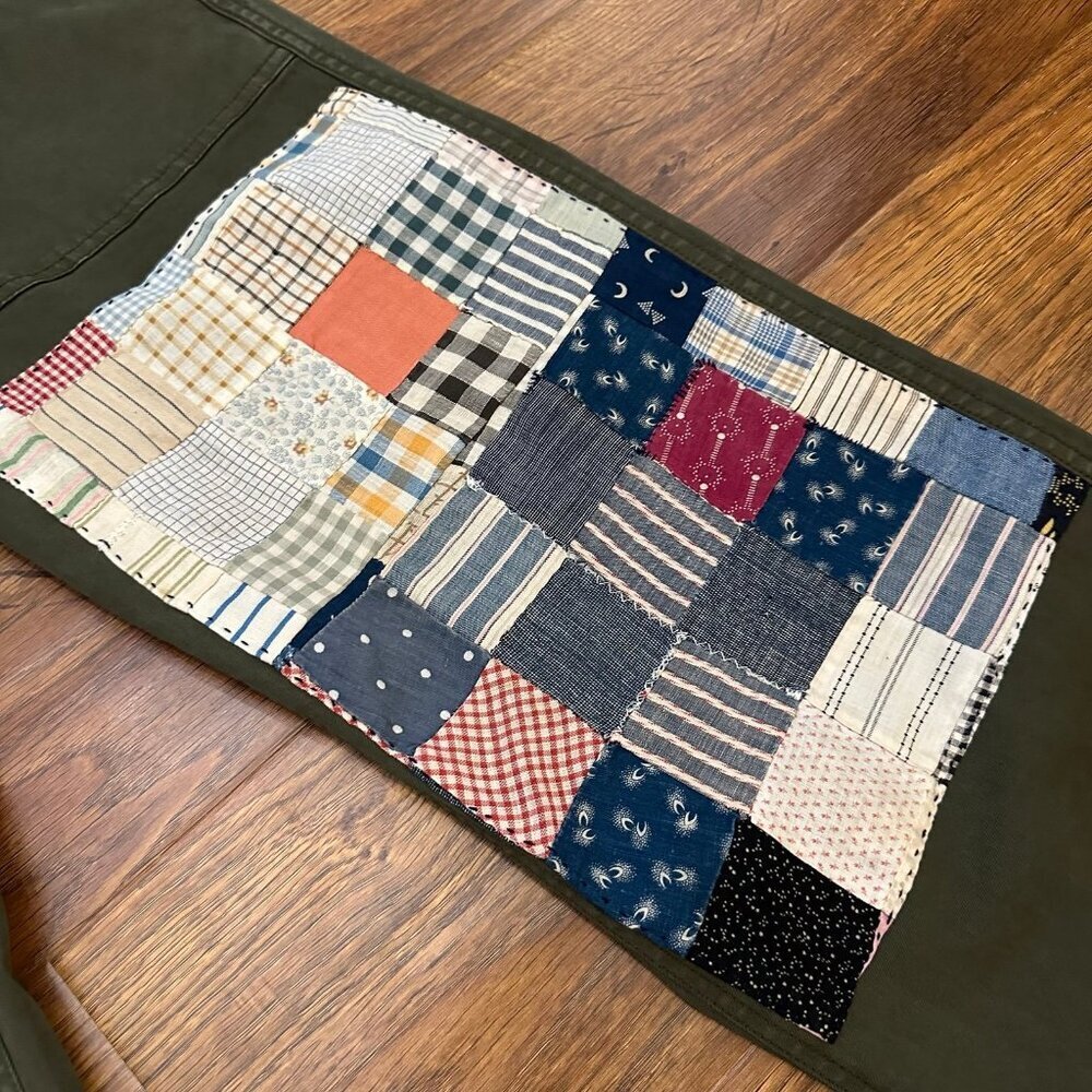 Nwt Alex Mill X Blank Supply Re X Work Field Chino Quilted Patchwork Pants 31 — image 4 of 8